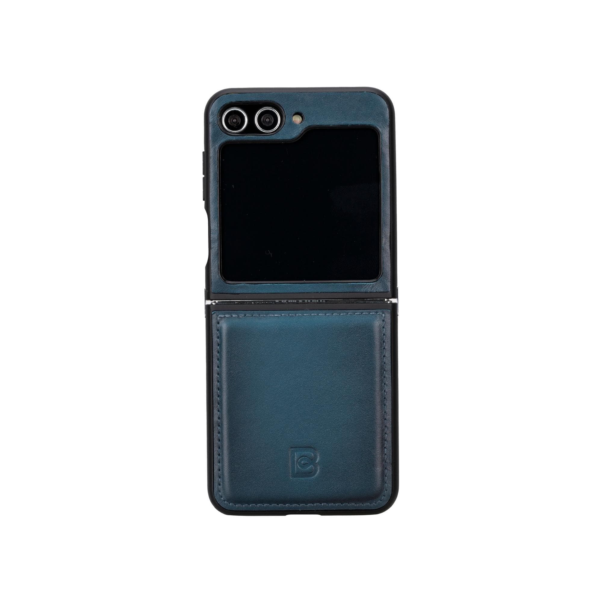 Samsung Galaxy Z Flip 5 Genuine Leather Back Cover Case