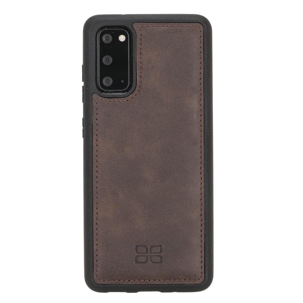 Samsung Galaxy S20 Genuine Leather Flexiable Back Cover Case