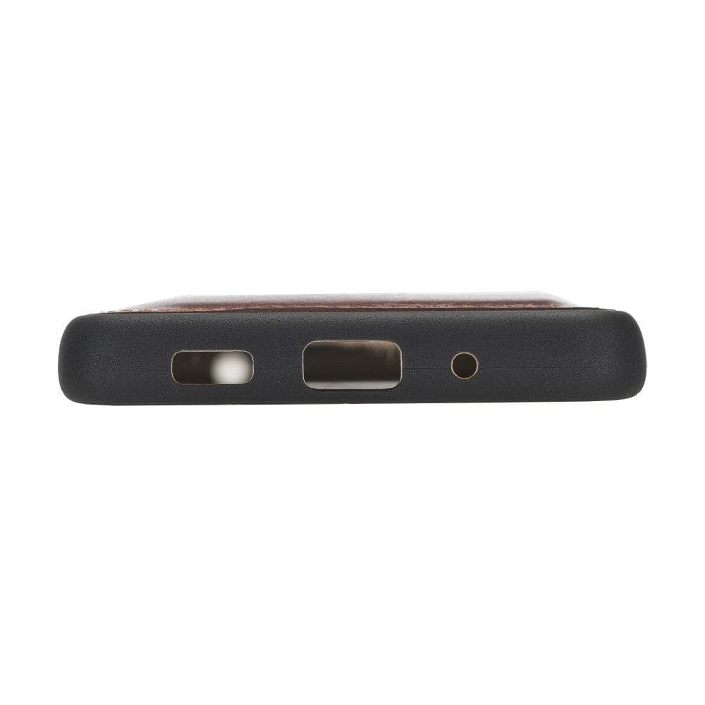 Samsung Galaxy S20 Series Genuine Leather flexiable Back Cover With Card Holder Case