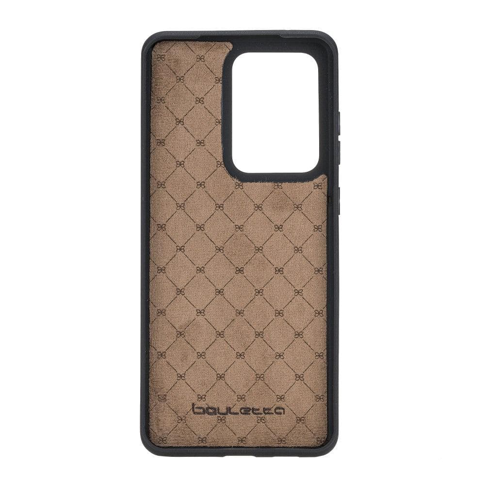 Samsung Galaxy S20 Series Genuine Leather flexiable Back Cover With Card Holder Case