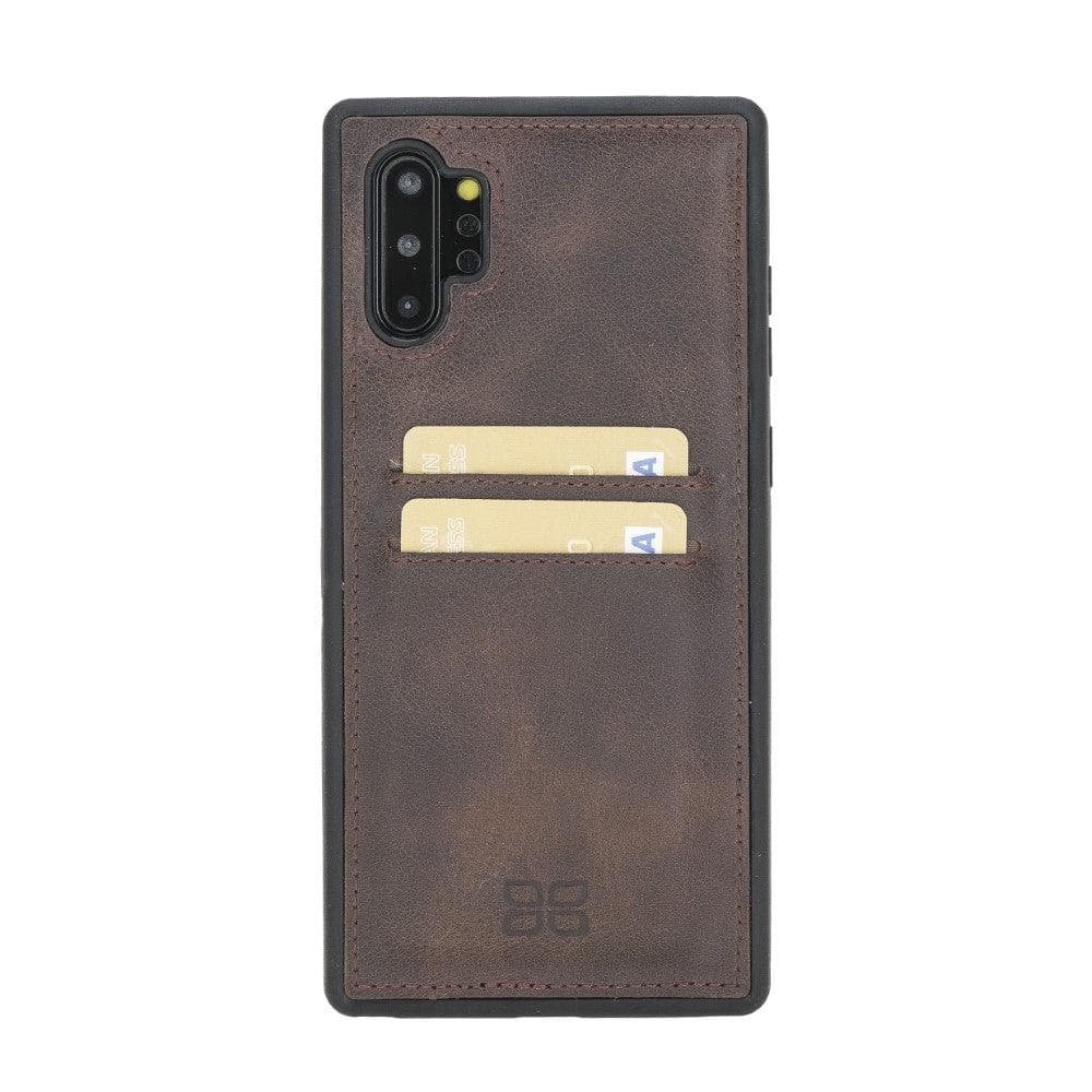 Samsung Galaxy S20 Series Genuine Leather flexiable Back Cover With Card Holder Case