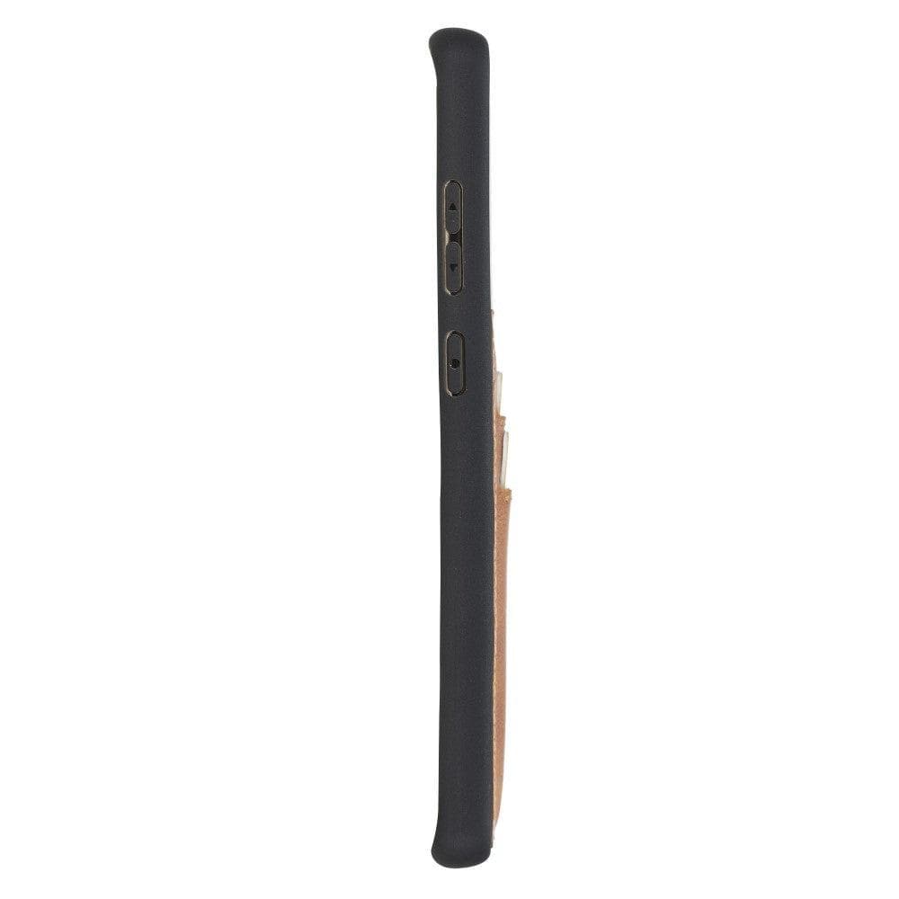 Samsung Galaxy S20 Series Genuine Leather flexiable Back Cover With Card Holder Case