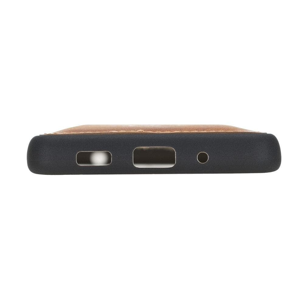 Samsung Galaxy S20 Series Genuine Leather flexiable Back Cover With Card Holder Case