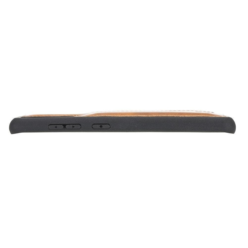 Samsung Galaxy S20 Series Genuine Leather flexiable Back Cover With Card Holder Case