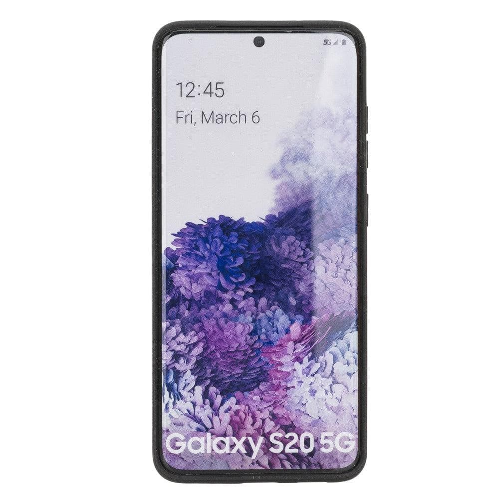 Samsung Galaxy S20 Series Genuine Leather flexiable Back Cover With Card Holder Case