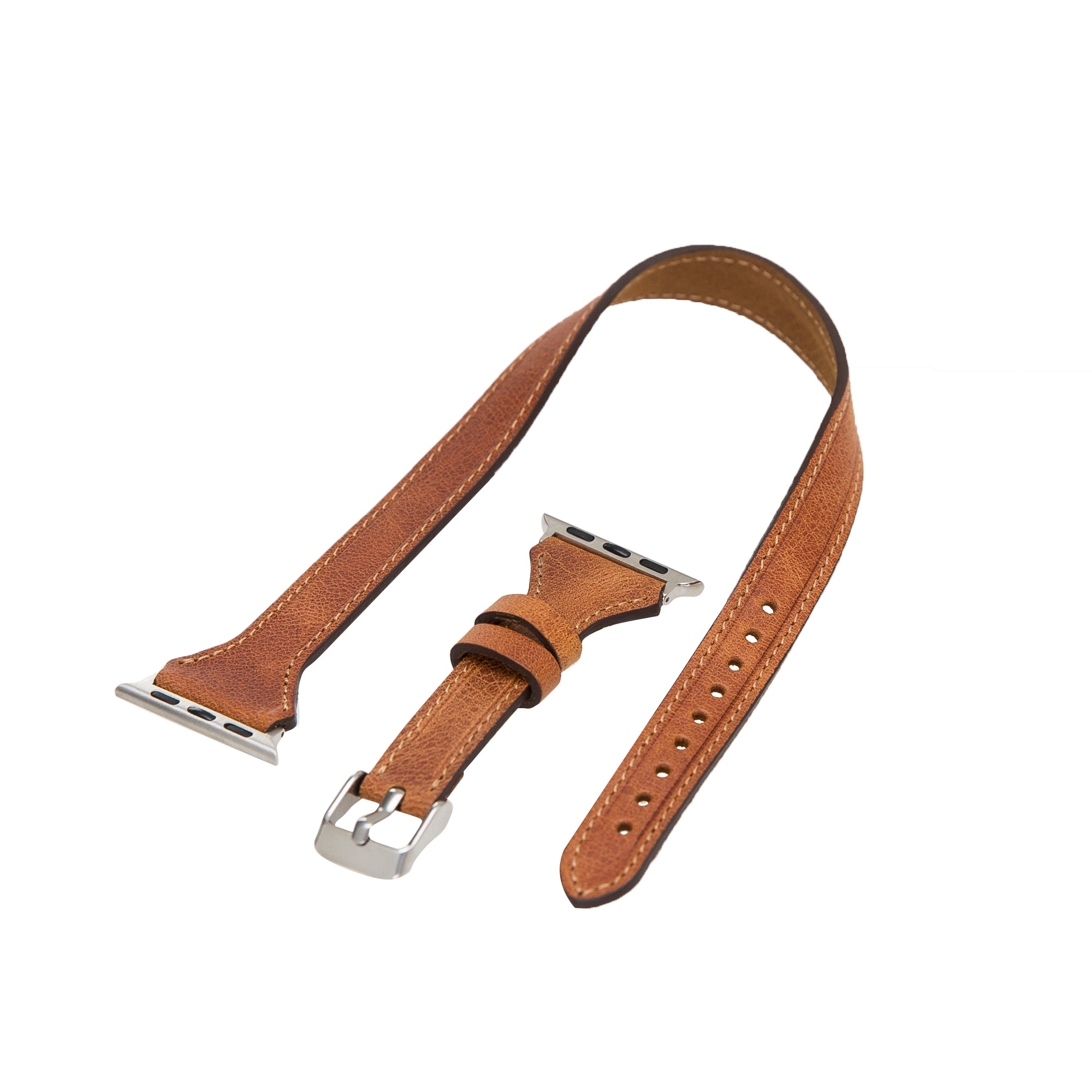 Bracelet de montre Hector en cuir véritable pour Apple iWatch
