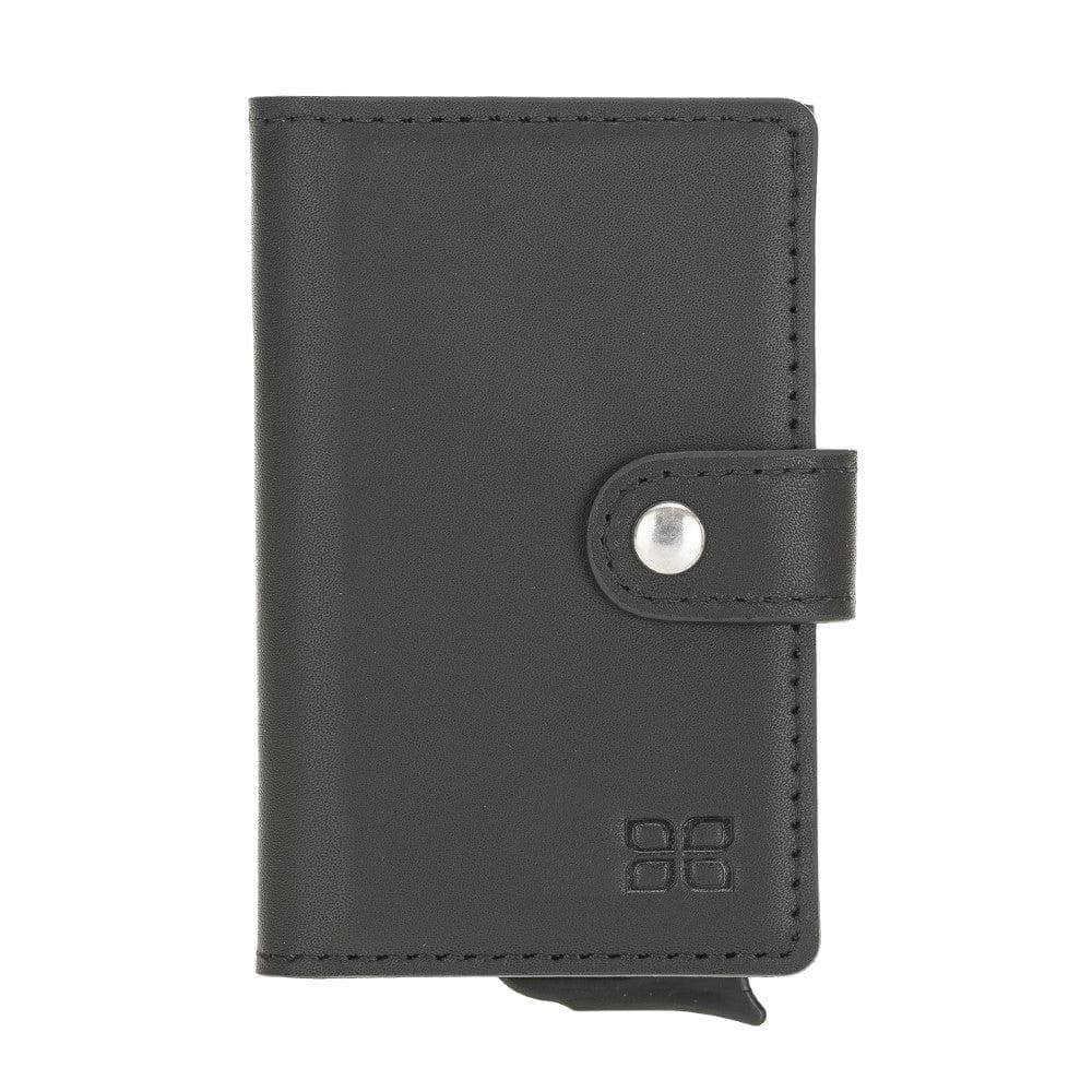 Terry Leather Coin Mechanical Card Holder