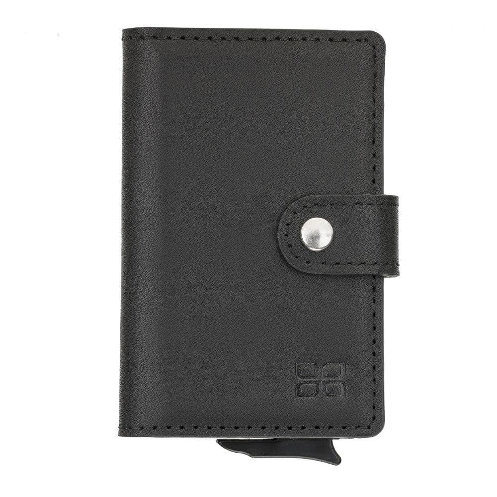 Terry Leather Coin Mechanical Card Holder