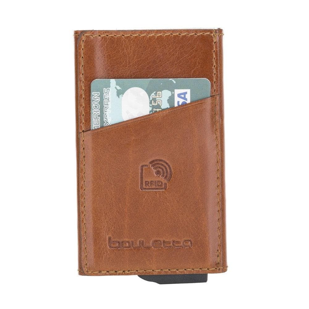Torres Genuine Leather Mechanical Card Holder