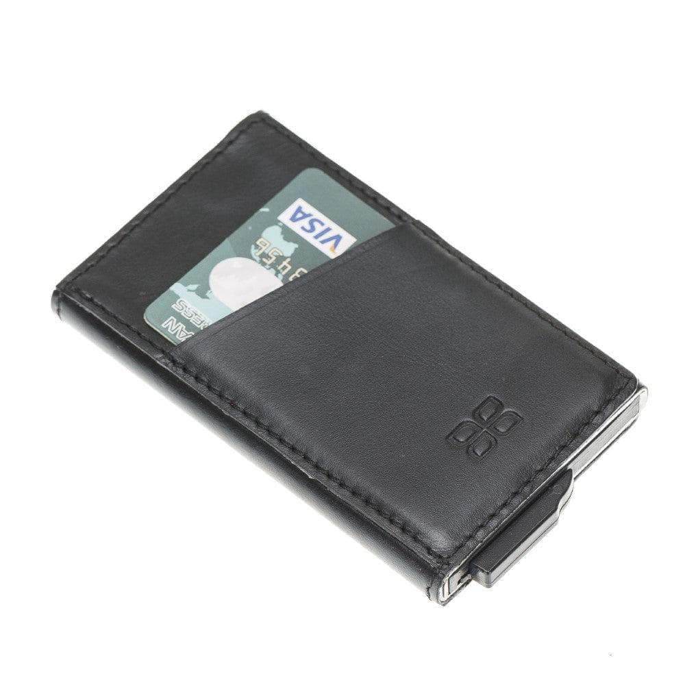 Torres Genuine Leather Mechanical Card Holder