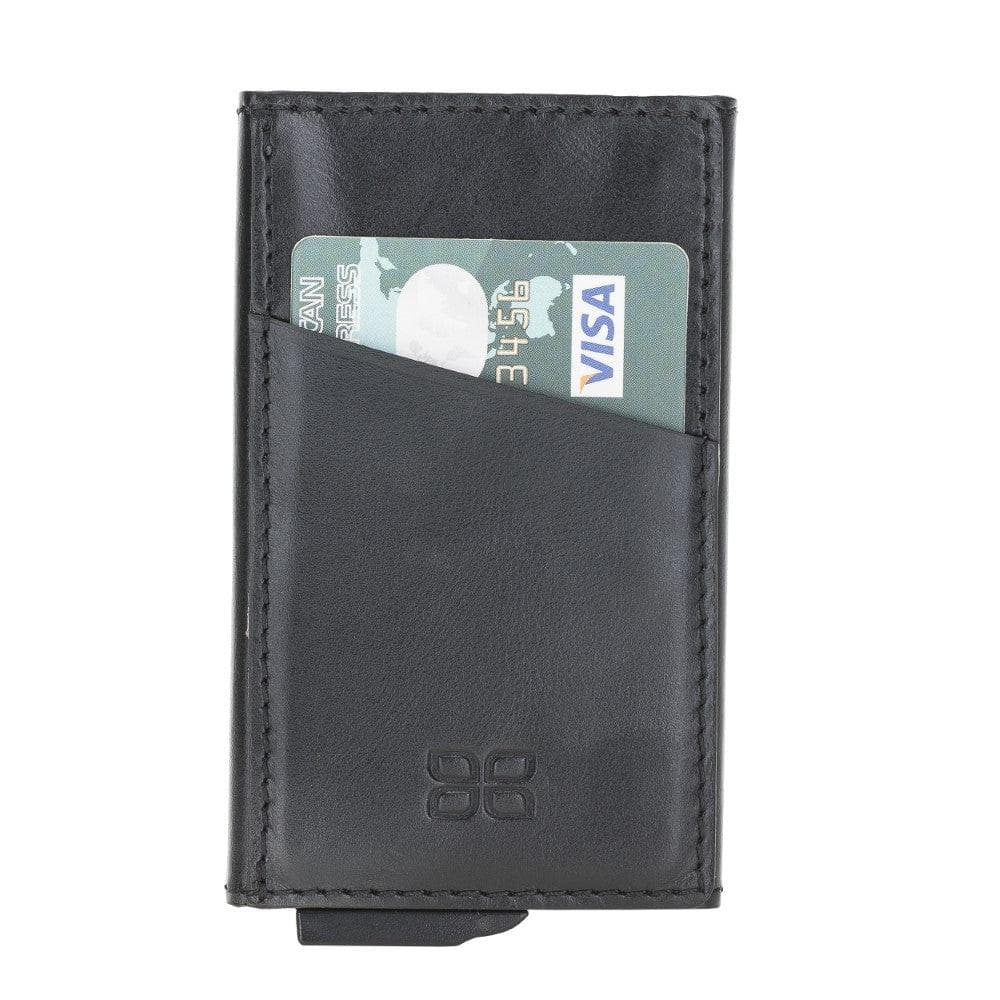 Torres Genuine Leather Mechanical Card Holder