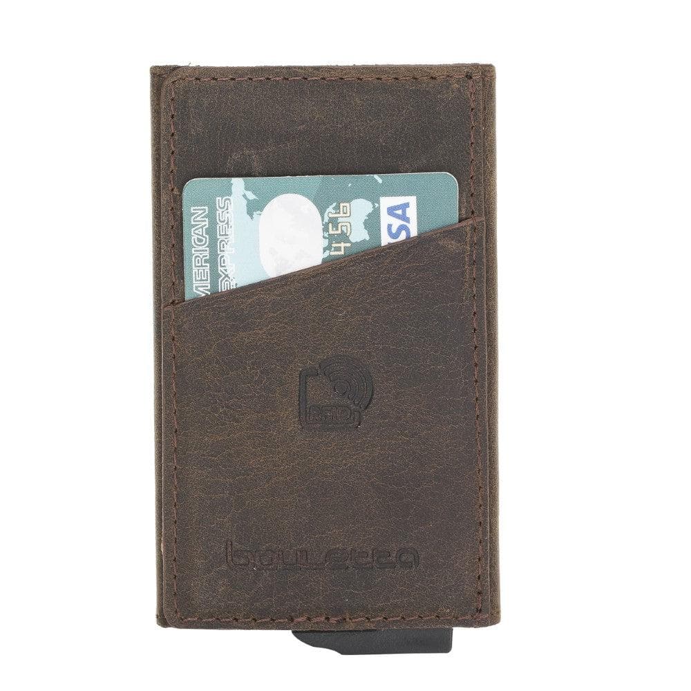 Torres Genuine Leather Mechanical Card Holder
