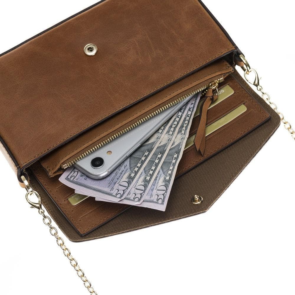 Tria Genuine Leather Women Clutch Bag
