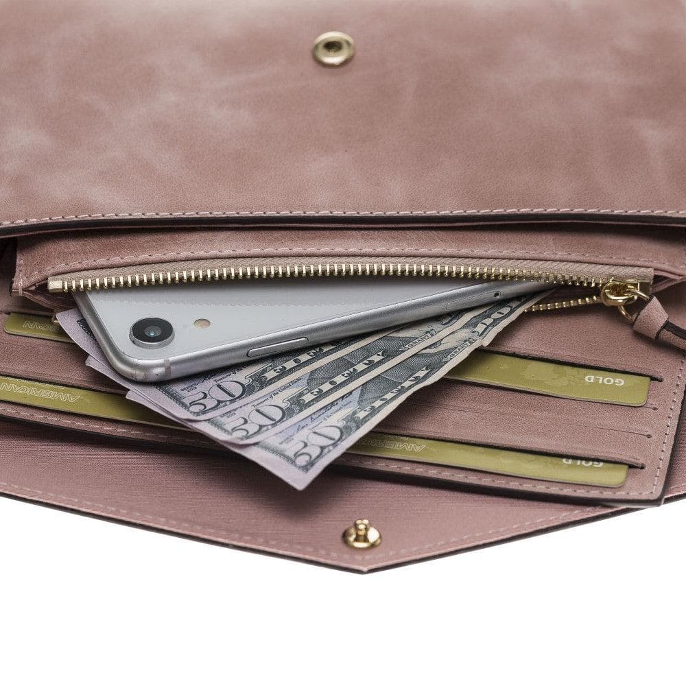 Tria Genuine Leather Women Clutch Bag