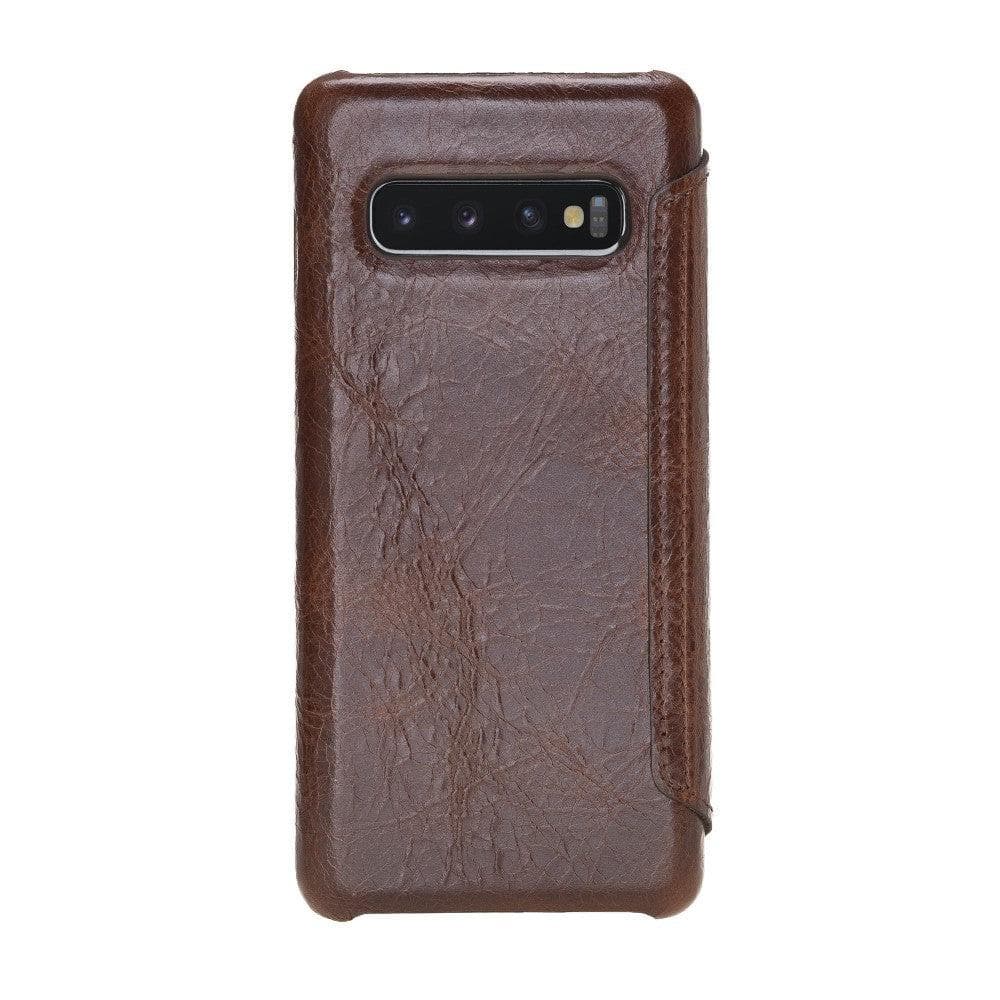Galaxy Samsung S10 Series Genuine Leather Ultimate Book Phone Cases