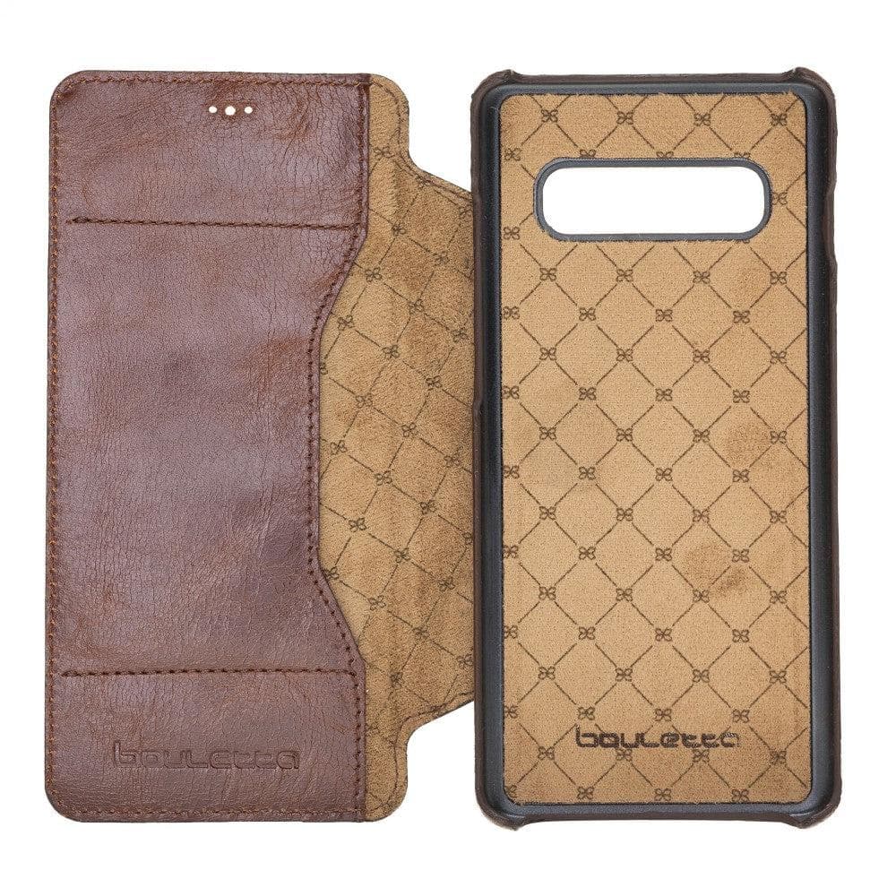 Galaxy Samsung S10 Series Genuine Leather Ultimate Book Phone Cases