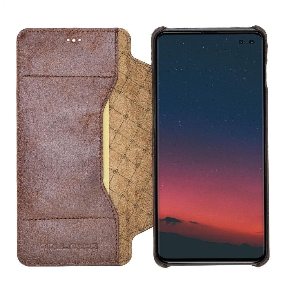 Galaxy Samsung S10 Series Genuine Leather Ultimate Book Phone Cases