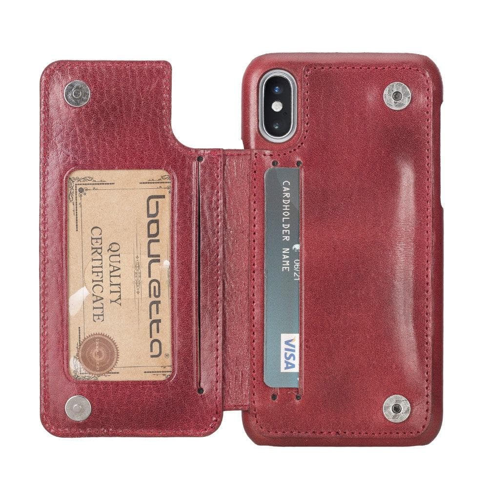 iPhone X Series Genuine Leather Ultimate Holder Back Cover
