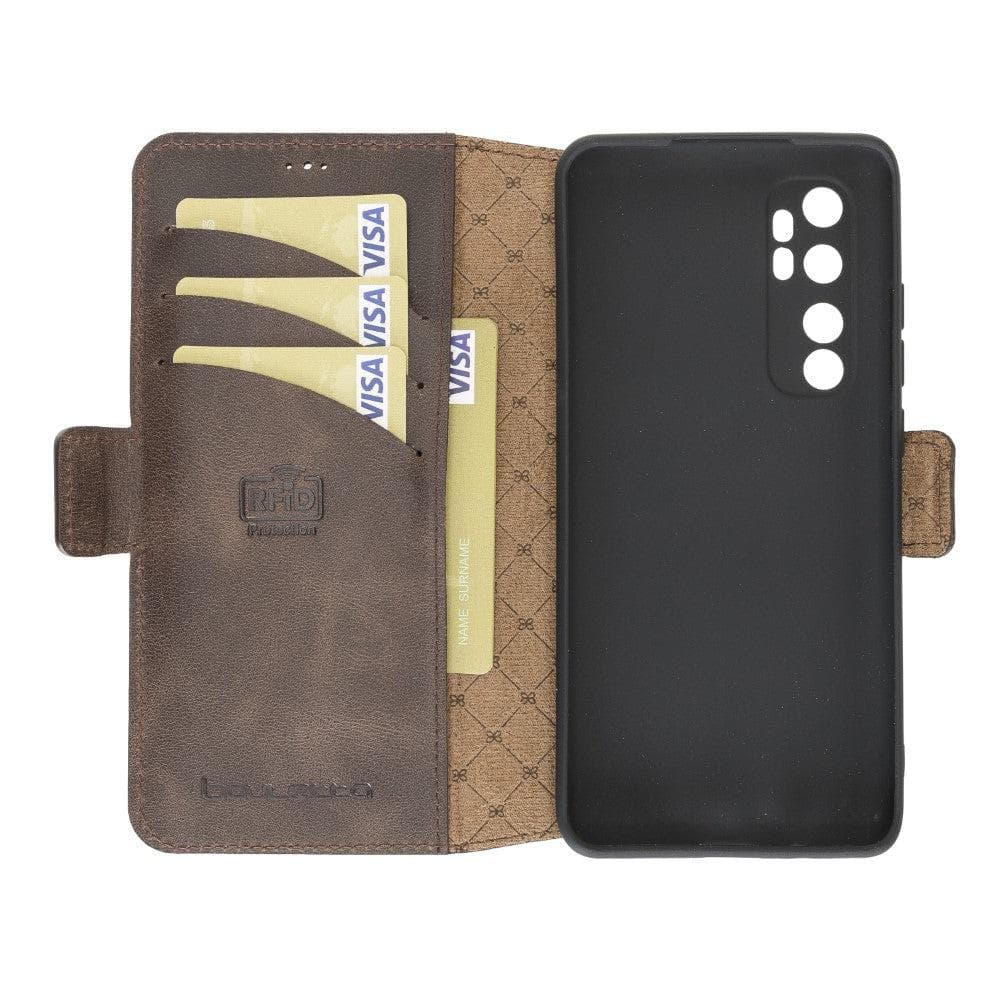 Xiaomi Note 10 Series Genuine Leather Wallet Folio Case