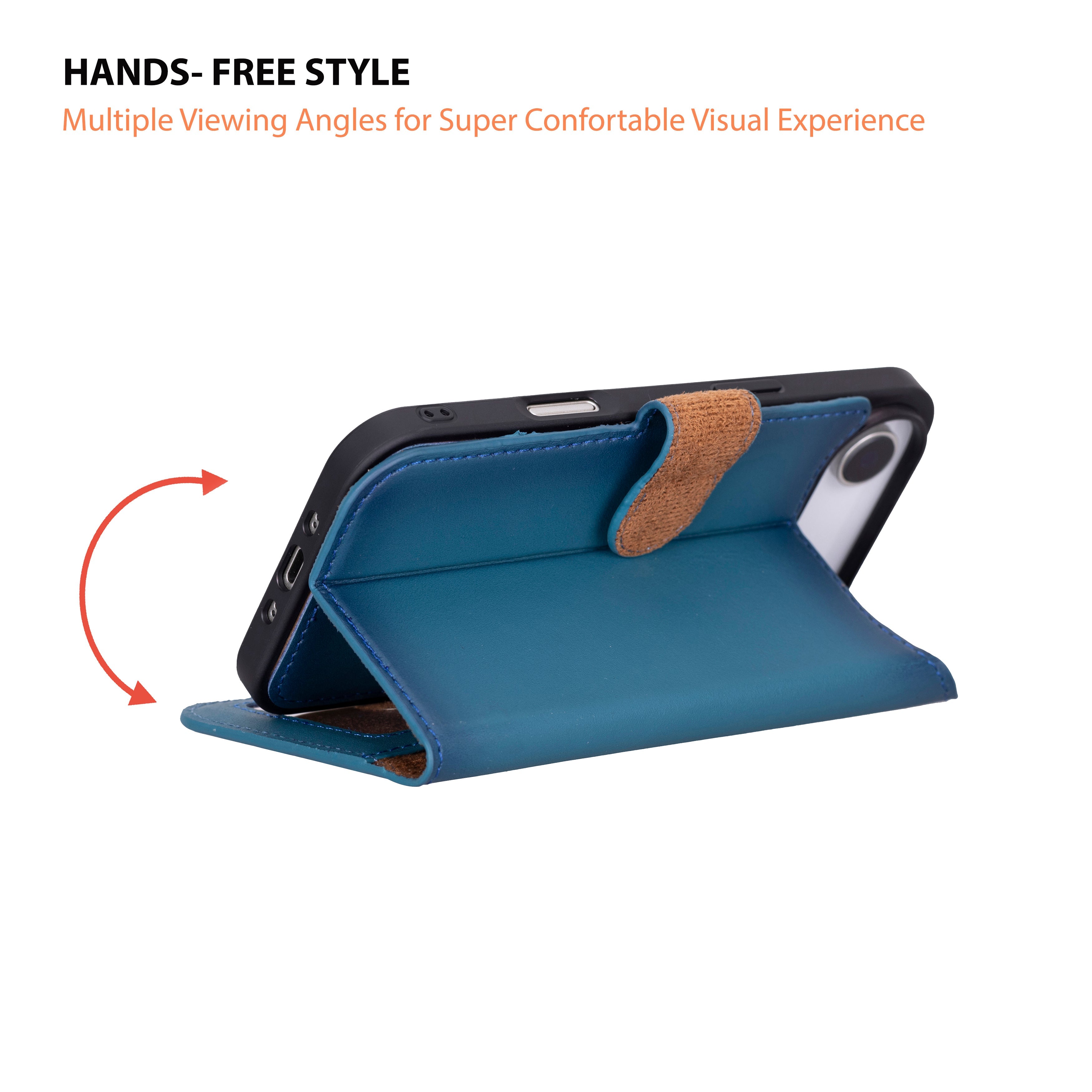 Étui portefeuille en cuir pour iPhone 17 Air (6.5")