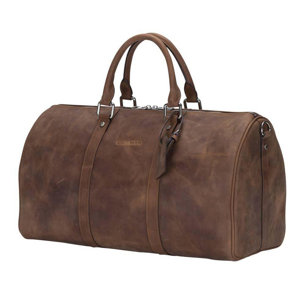 Caira Leather Weekend Duffle Bag