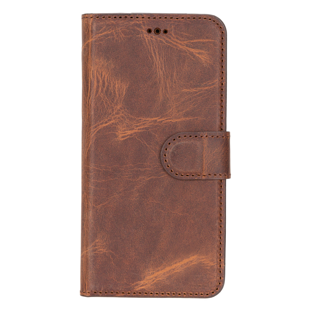 Étui portefeuille amovible en cuir Magic pour Samsung Galaxy S25