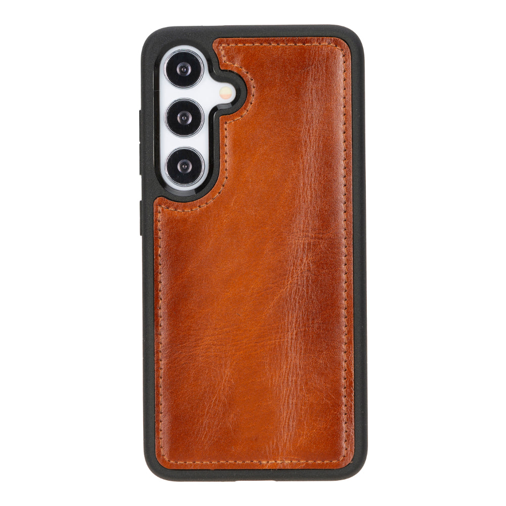 Étui portefeuille amovible en cuir Magic pour Samsung Galaxy S25