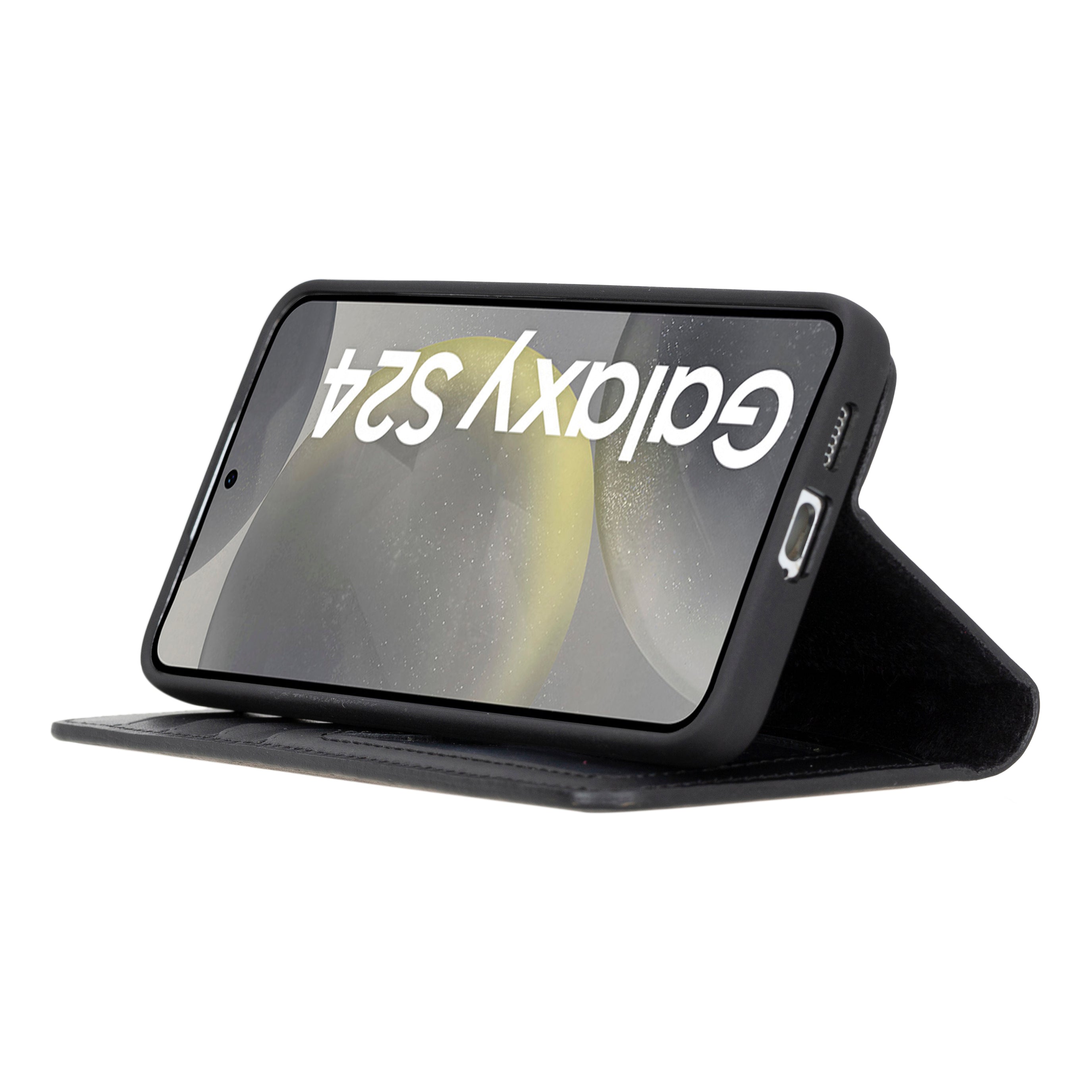 Étui portefeuille amovible en cuir Magic pour Samsung Galaxy S24 Ultra
