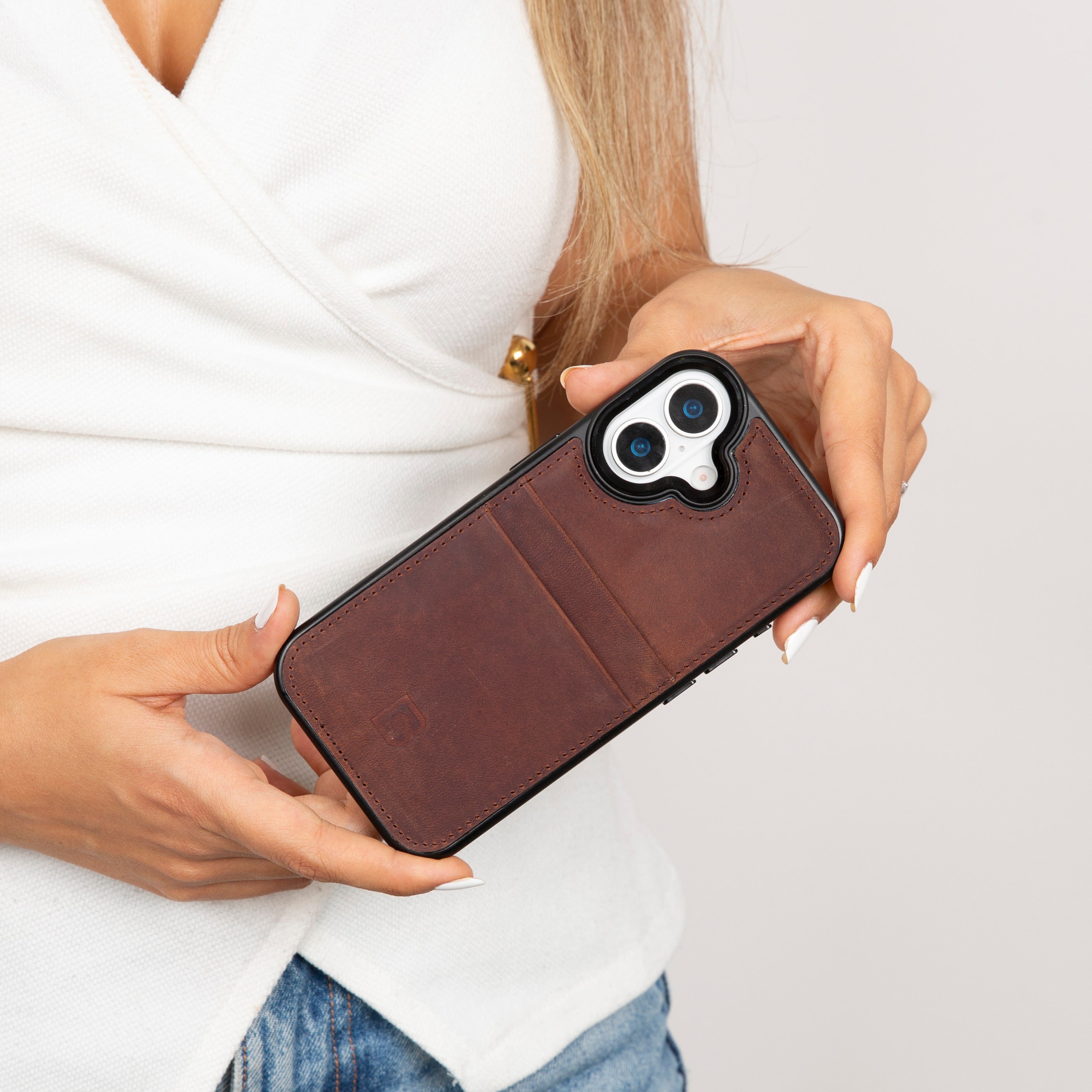 iPhone 17 (6.3") Leather Case with Card Holder