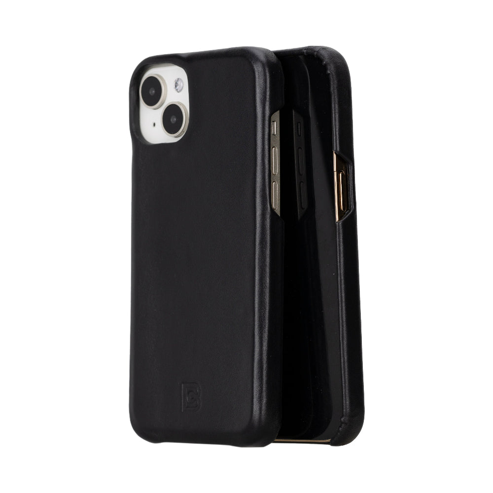 Vision F360 genuine leather case for iPhone 16 with MagSafe support and raised edges