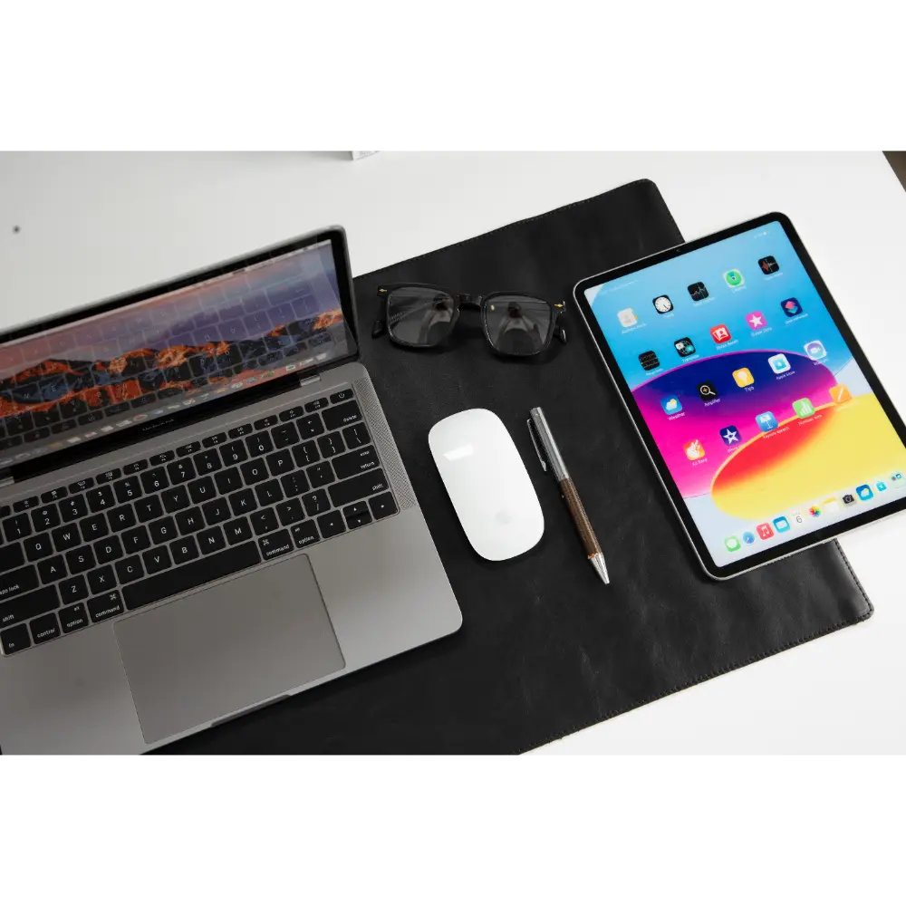 Leather Natural Desk Mat (37 cm x 80 cm)