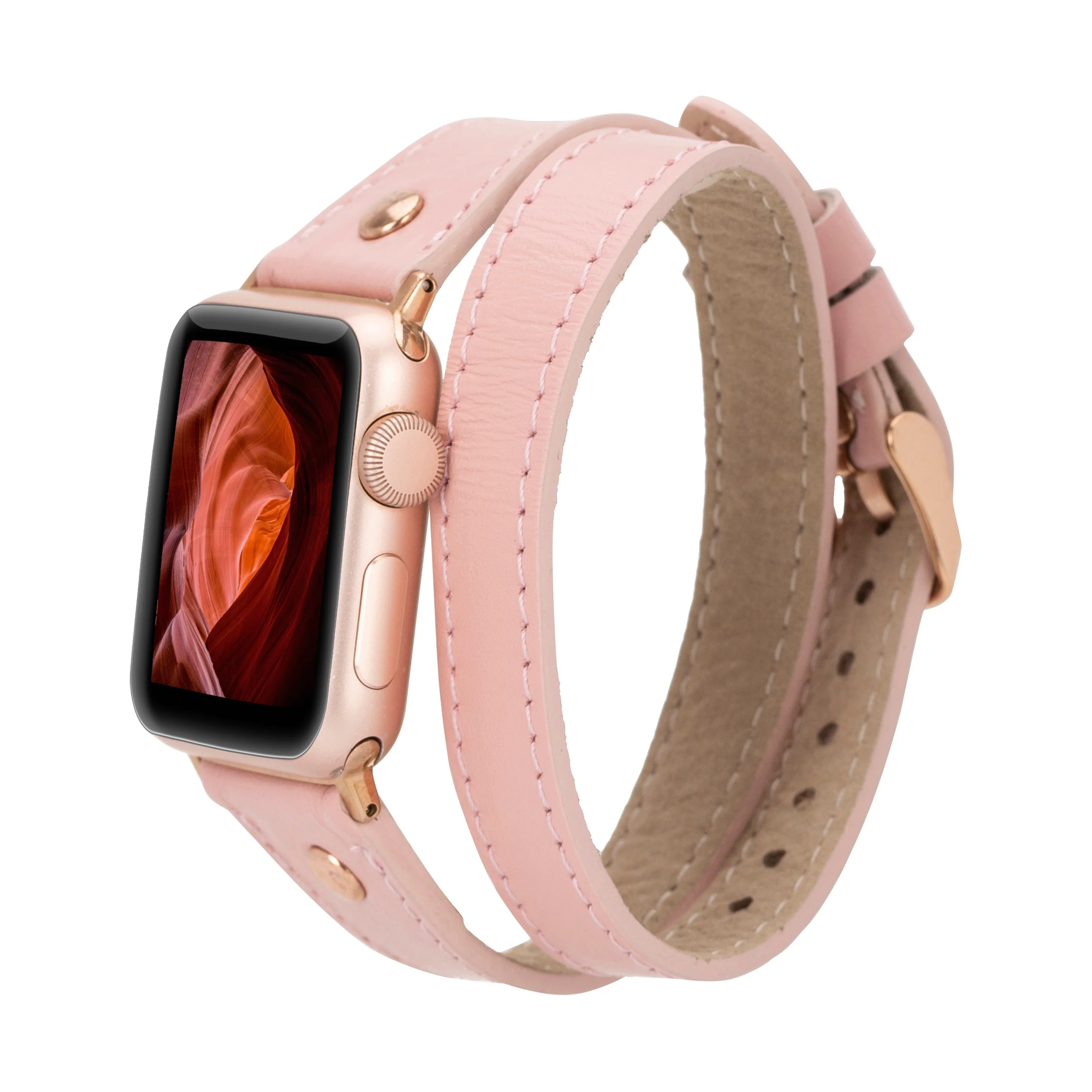 Hector Double Tour Leather Apple Watch Band