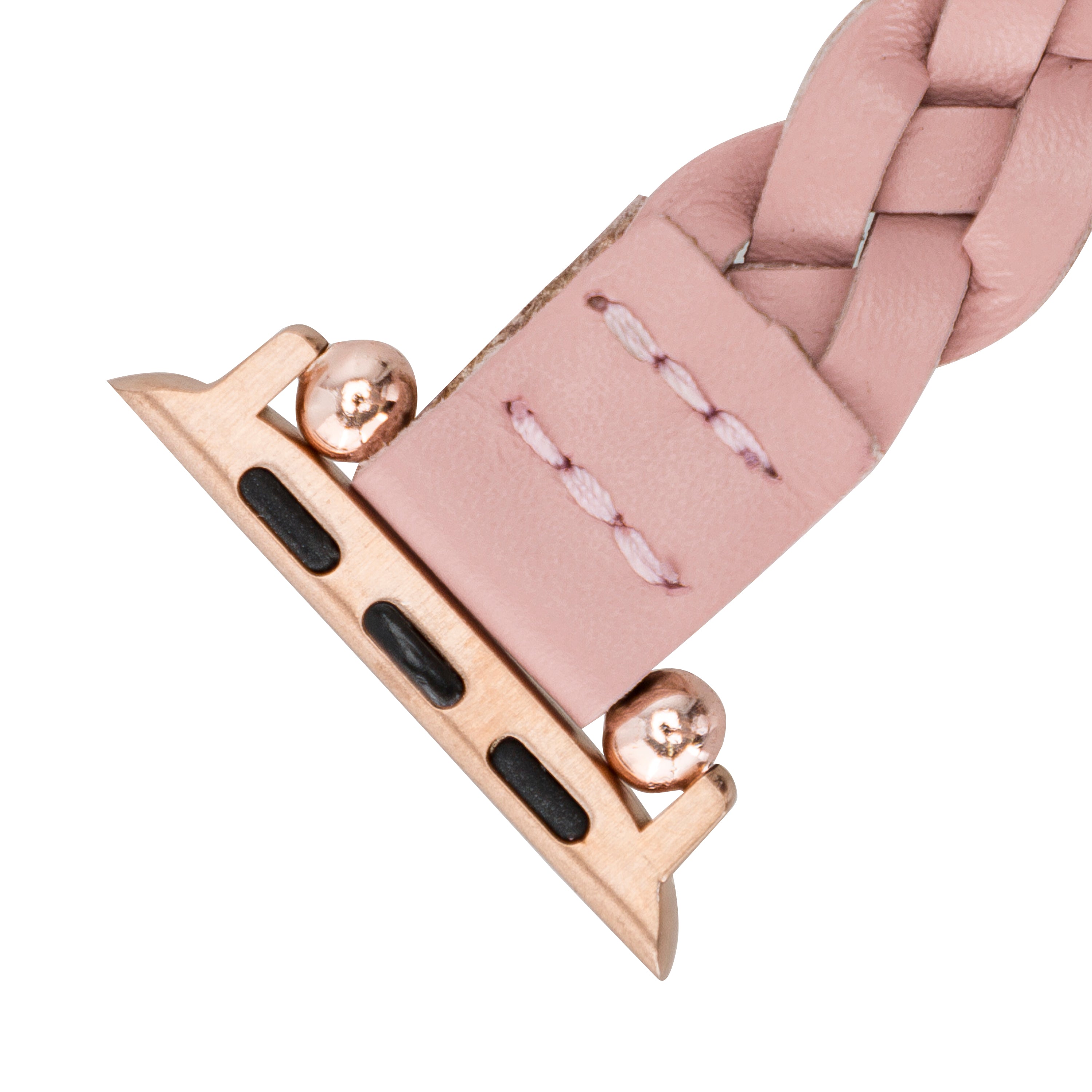 Monaco Braided Apple iWatch Genuine Leather Watch Band