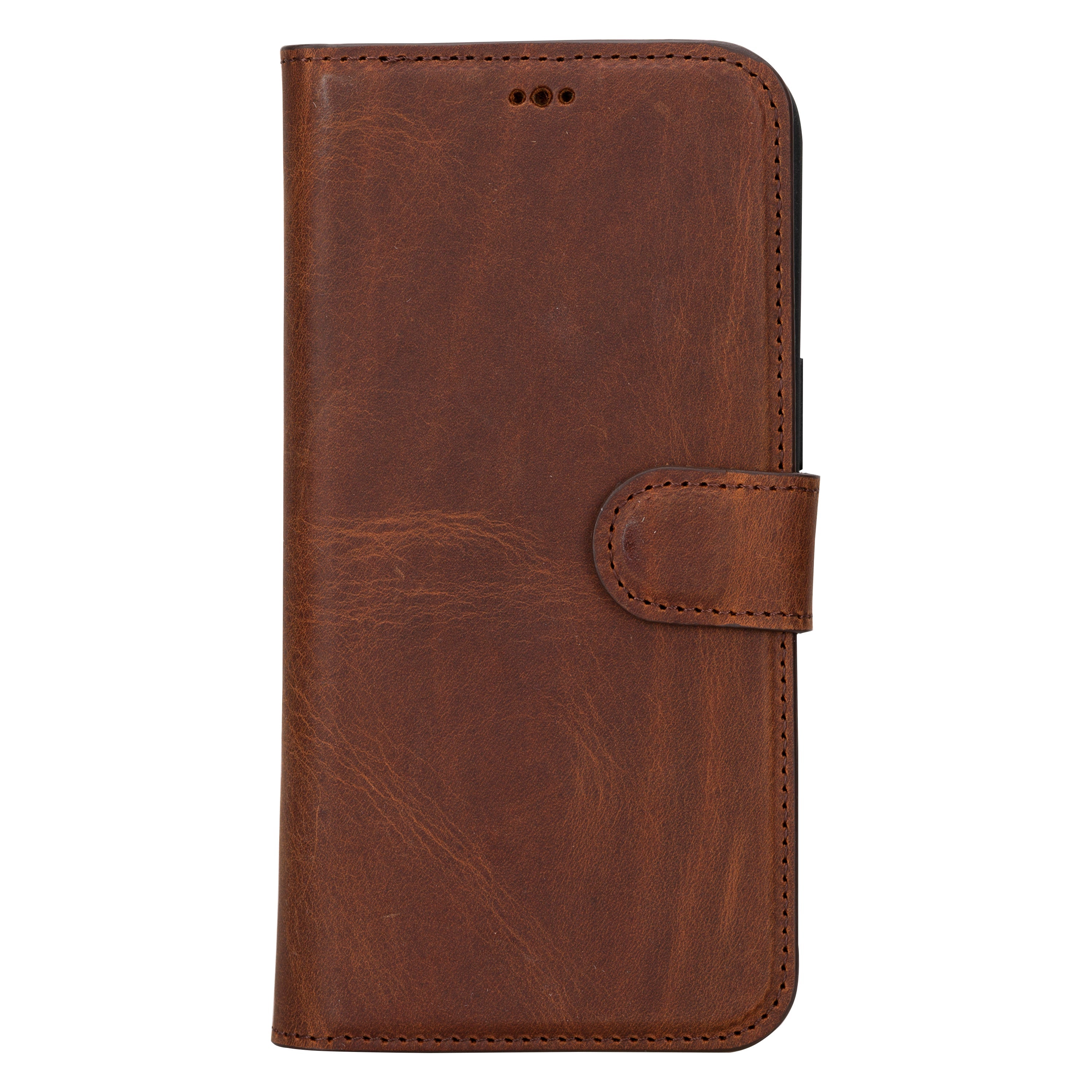 Magic iPhone 16 Series Detachable Genuine Leather Wallet Case