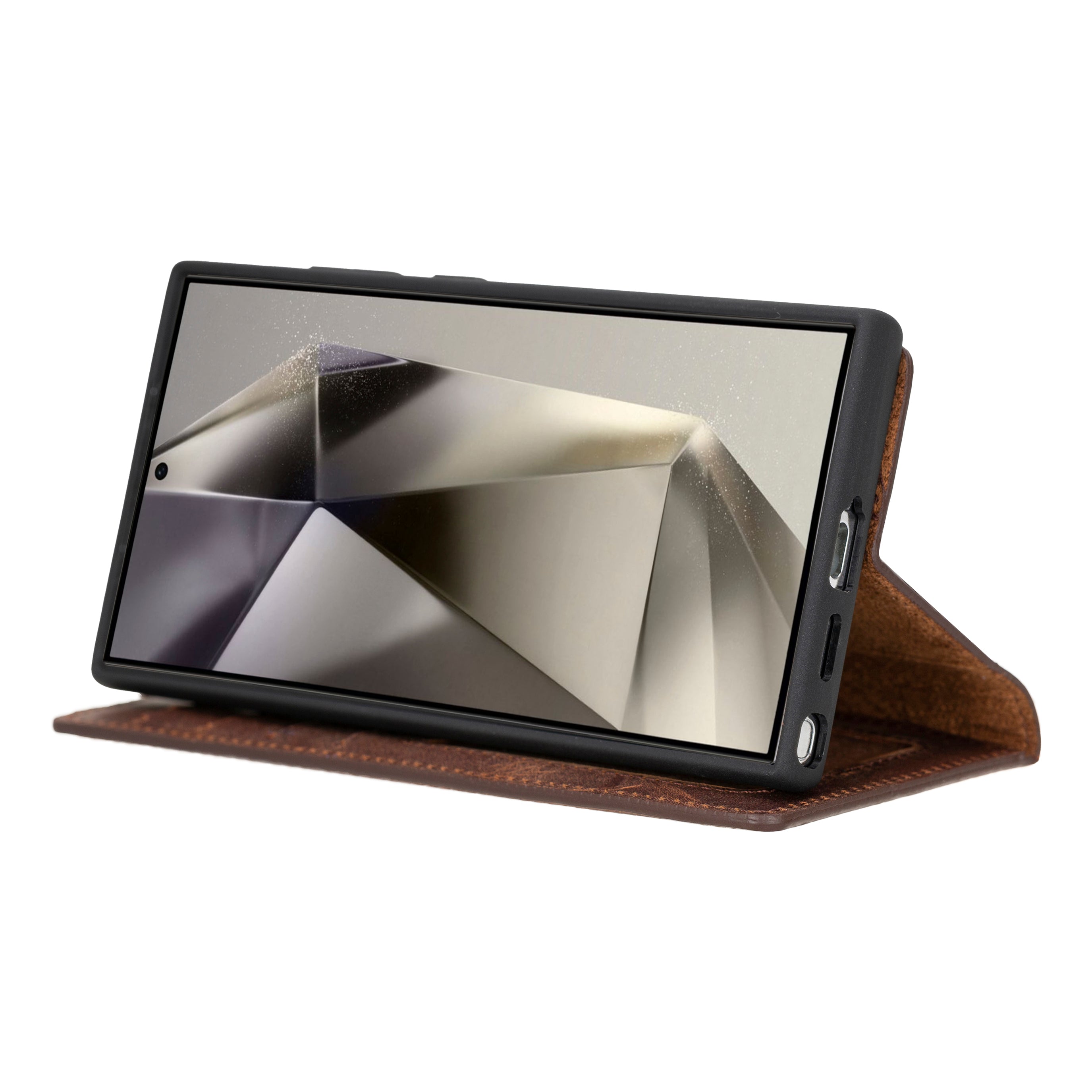 Étui portefeuille amovible en cuir Magic pour Samsung Galaxy S24 Ultra
