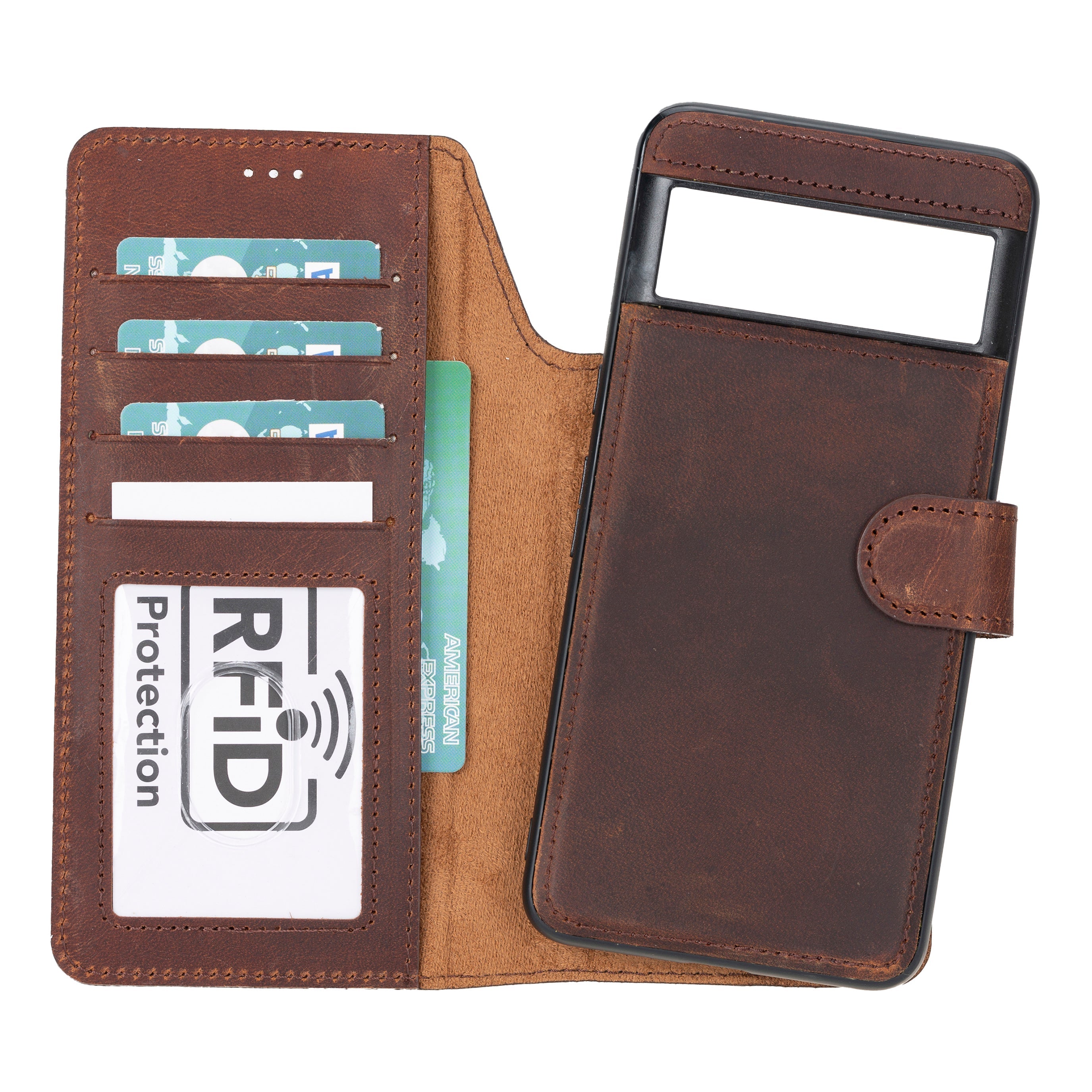 Monaco Google Pixel 10 Leather Wallet Case