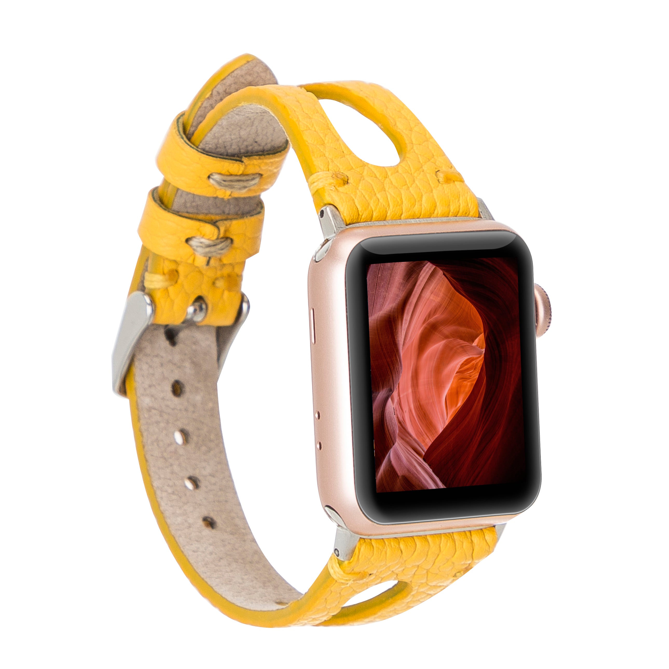 Eva Fitbit Genuine Leather Watch Band