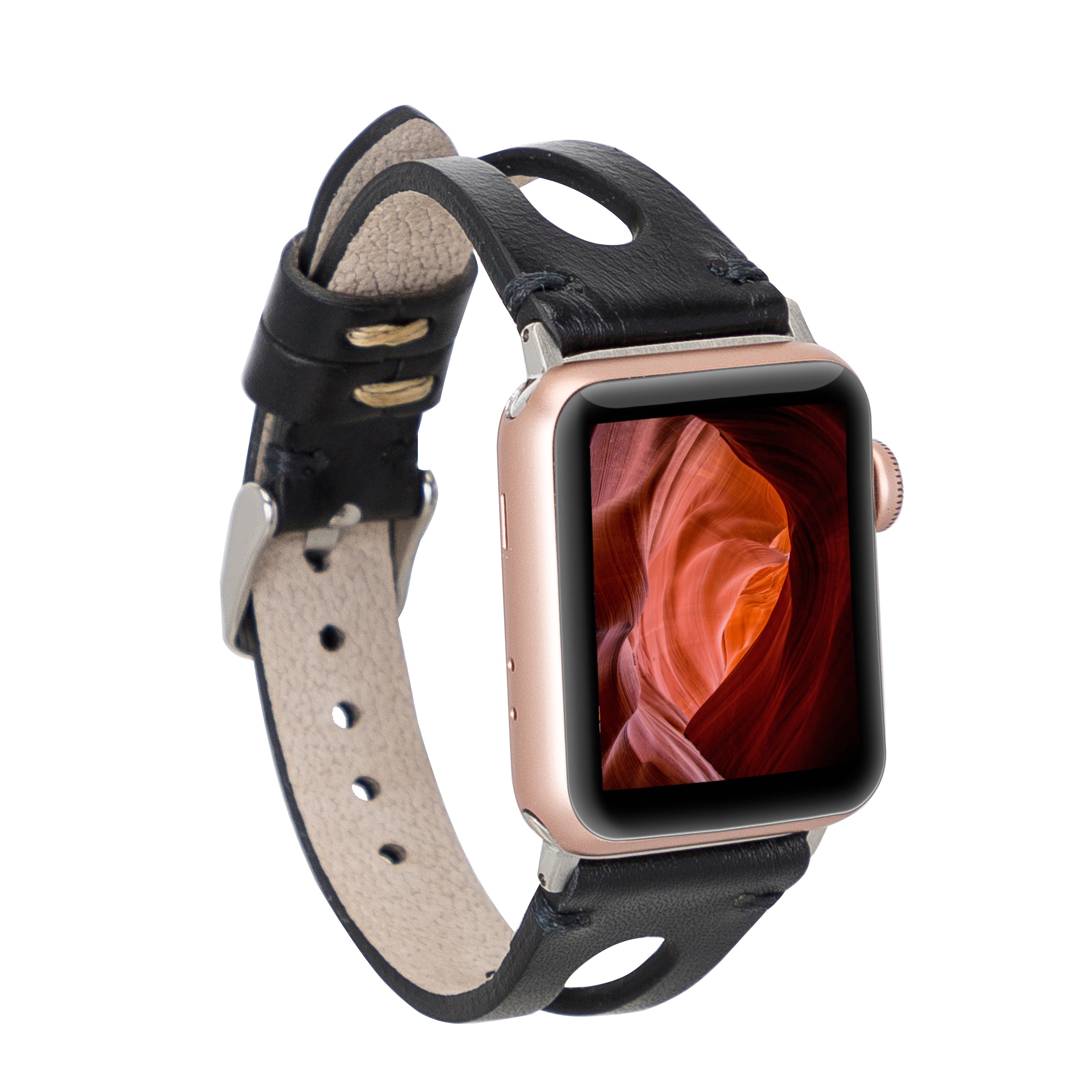 Eva Fitbit Genuine Leather Watch Band