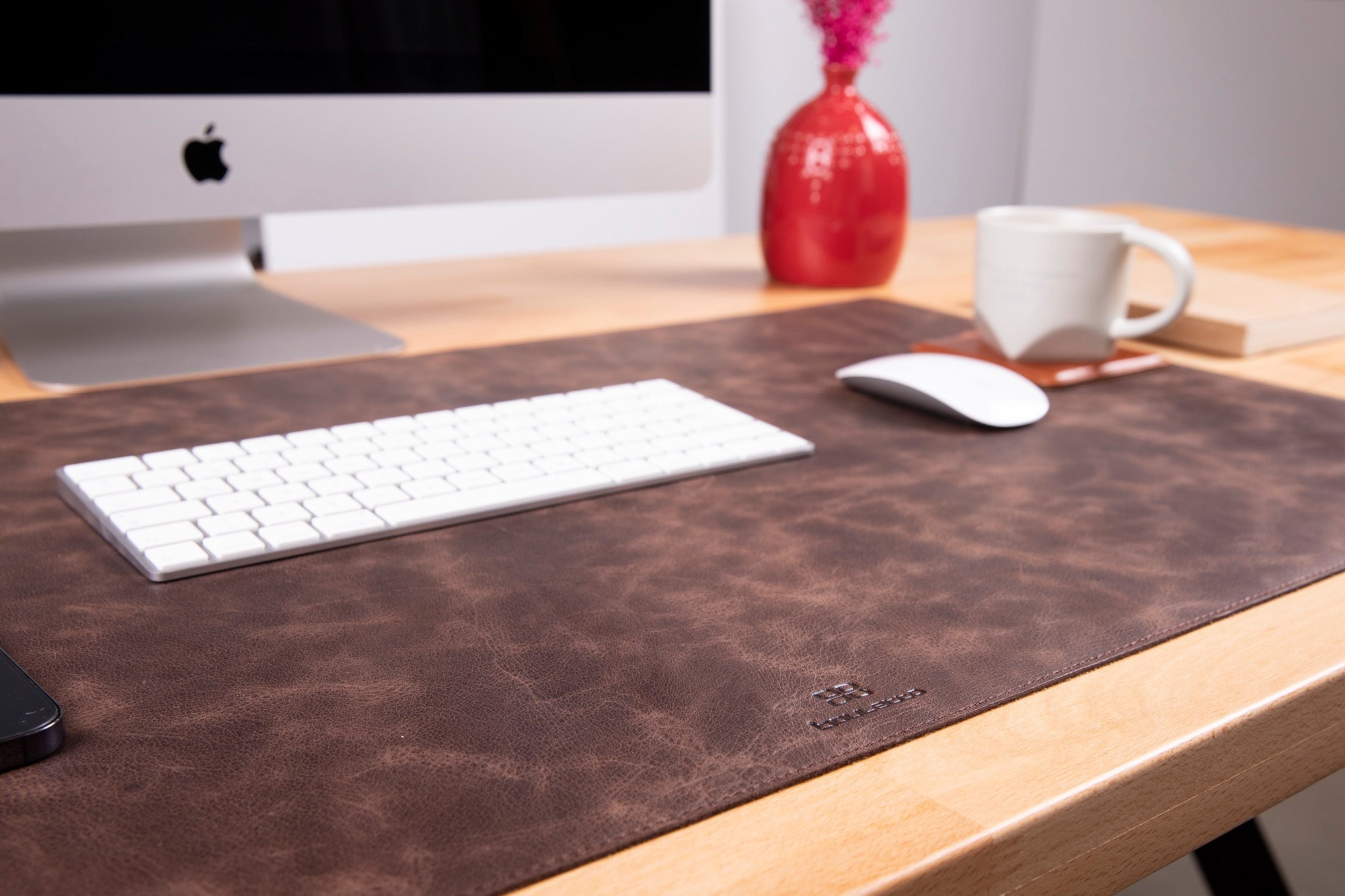 Axion Natural Leather Desk Mat