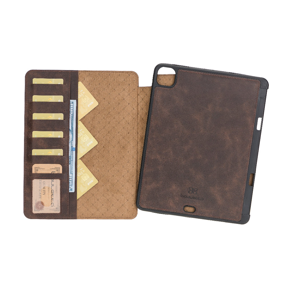 Premium genuine leather case for iPad Pro 11 M4-2024