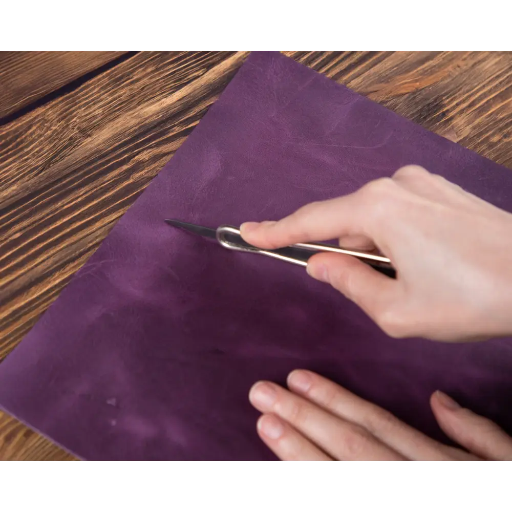Pièce de cuir véritable sur mesure - Feuille de cuir découpée sur mesure