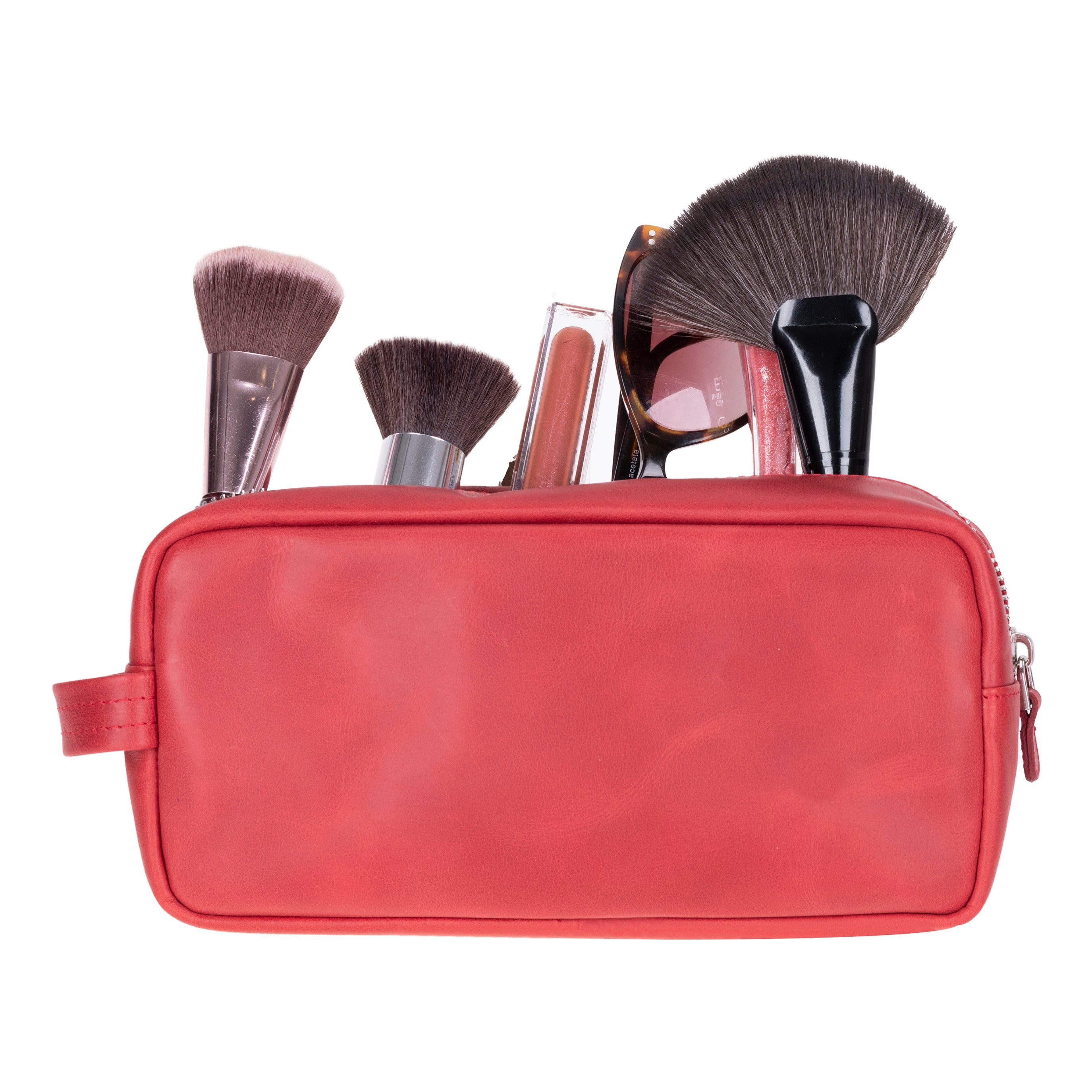 Trousse de toilette Biel en cuir véritable