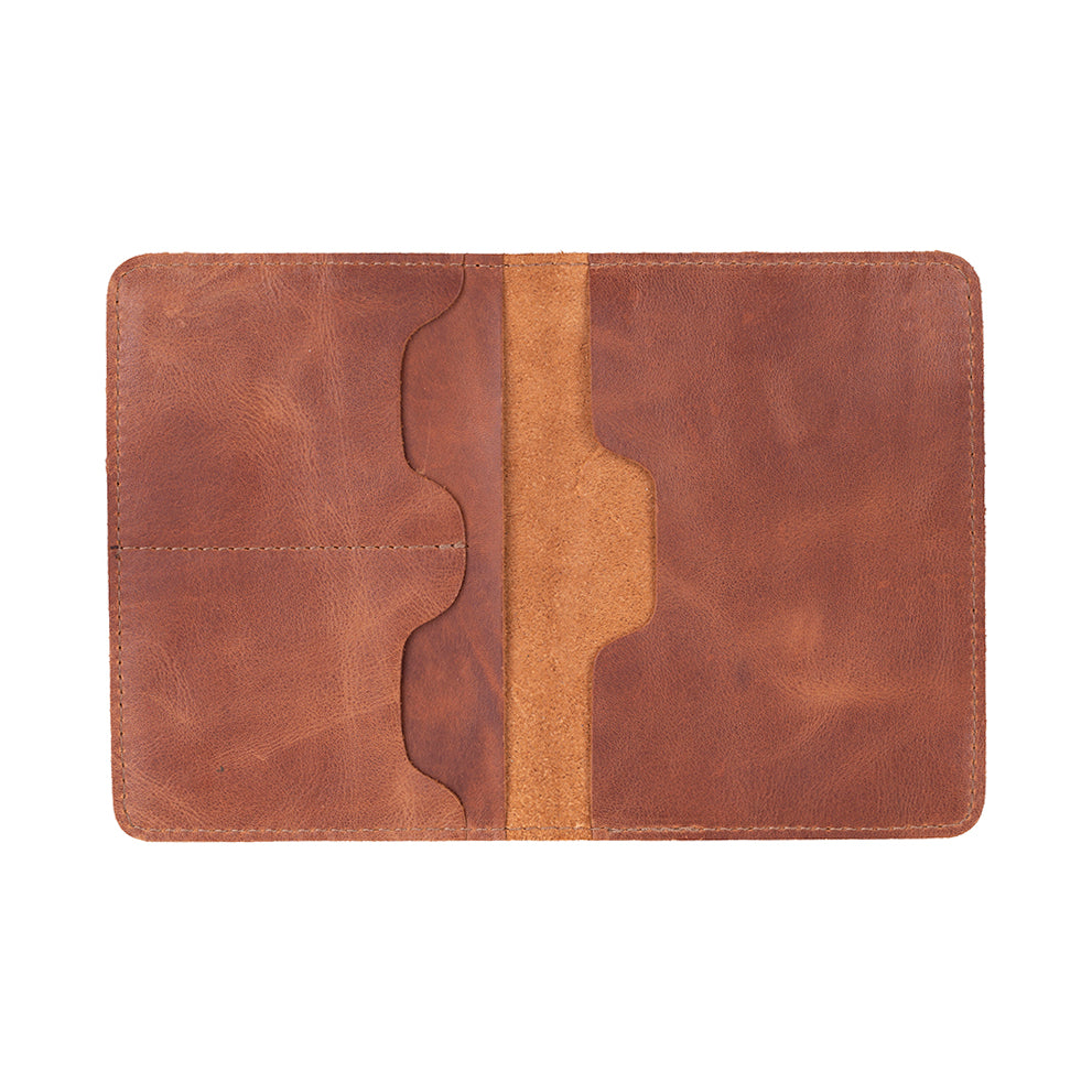 Portefeuille passeport en cuir Viaggio