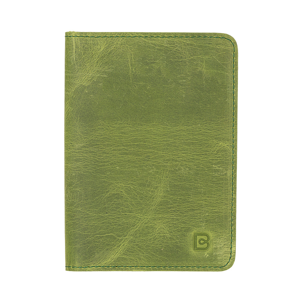 Portefeuille passeport en cuir véritable Stronova