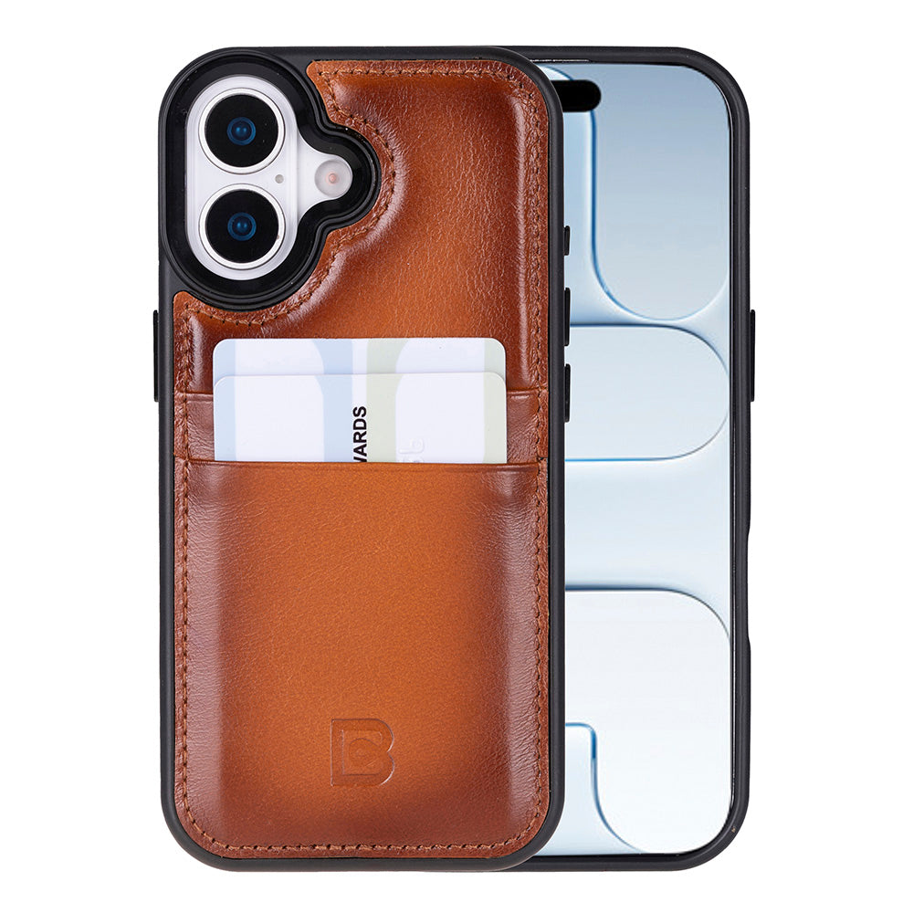 iPhone 17 (6.3") Leather Case with Card Holder
