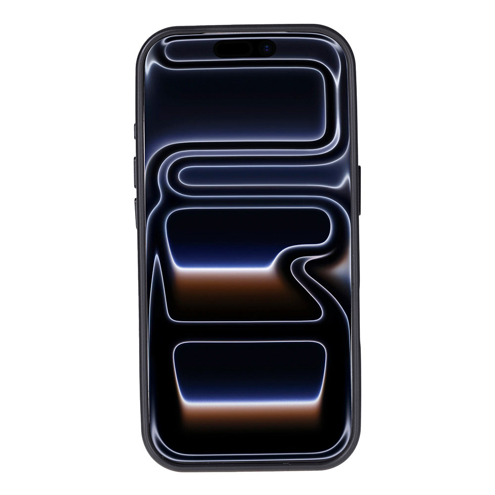 Étui en cuir avec porte-cartes pour iPhone 17 Pro (6.3")