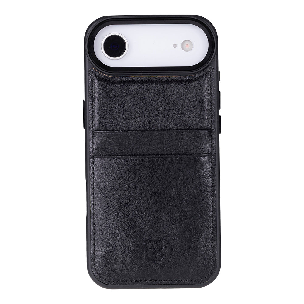 Étui en cuir avec porte-cartes pour iPhone 17 Air (6.5")