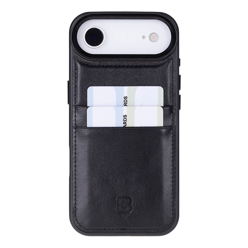 Étui en cuir avec porte-cartes pour iPhone 17 Air (6.5")