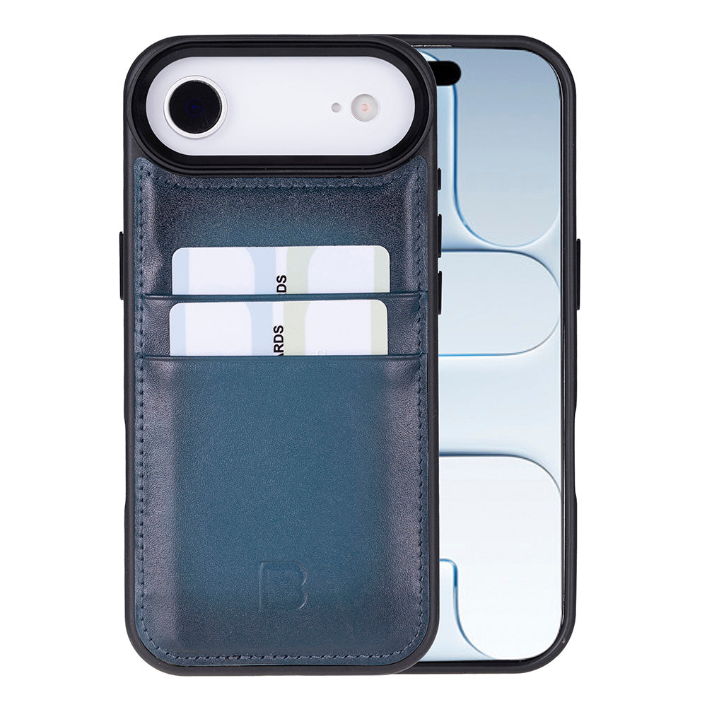 Étui en cuir avec porte-cartes pour iPhone 17 Air (6.5")