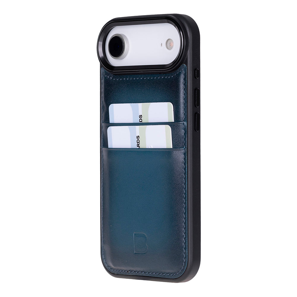 Étui en cuir avec porte-cartes pour iPhone 17 Air (6.5")